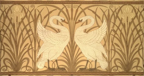 Svan tapetdesign